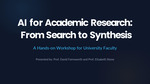 Using Research-focused LLMs